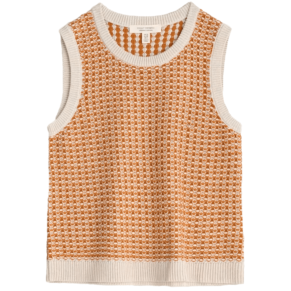 Seasalt Lichen Stone Knitted Vest